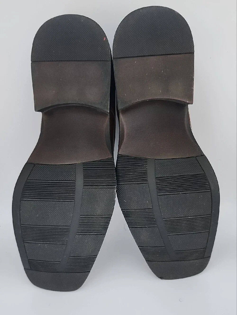 Alfani Brown Leather Lace-Up Shoes